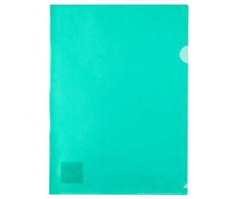 Corner folder A4 green 3639