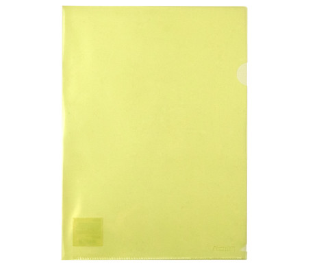 Corner folder A4, yellow 3638