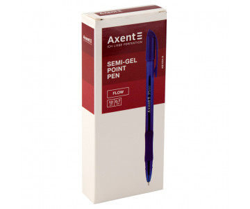 Ручка масляная Axent Flow синяя