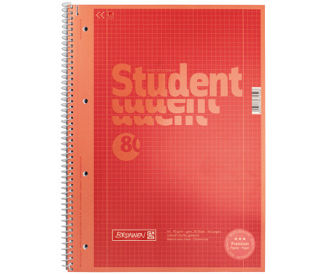 Коледж-блок А4 кл 80 арк черв 1744