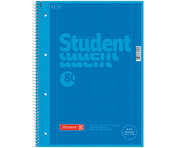 College block A4 grid 80 sheets blue 1743