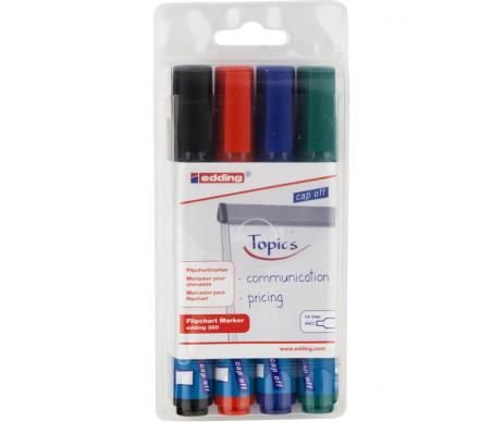 Marker Flipchart e-380/04 set of 4 2194