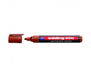 Marker Permanent e-300 brown 2330