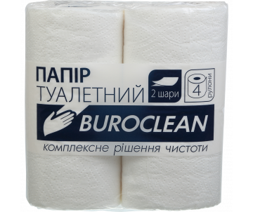 Бумага т-и белый Buroclean 4 рул 81165