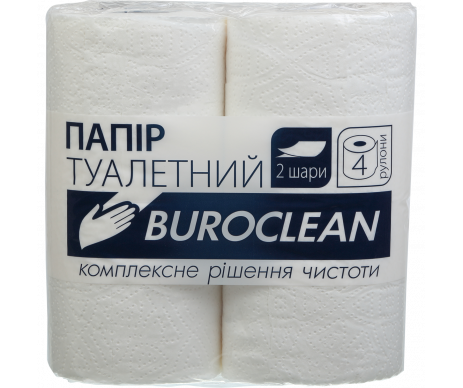 Бумага т-и белый Buroclean 4 рул 81165