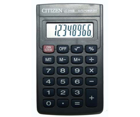 Калькулятор Citizen LC-310 .