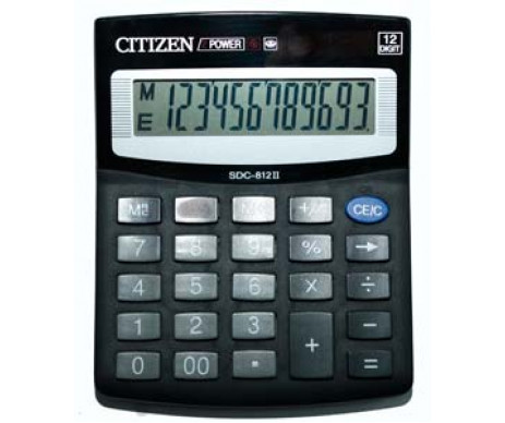 Калькулятор Citizen SDC 812 