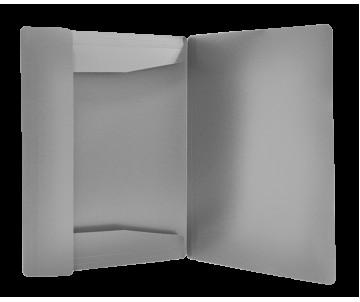 Folder plastic A4 rubber JOBMAX grey