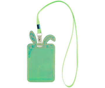 Бейдж Bunny на шнурке фиолетовый 26654