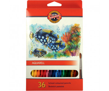Карандаши цвет аквар Mondeluz Рыбки 2957