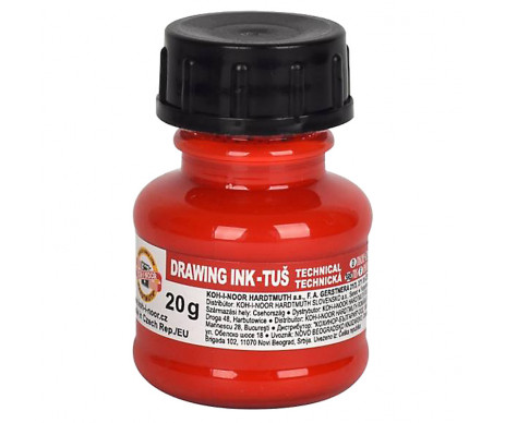 Drawing ink 20g red 6185