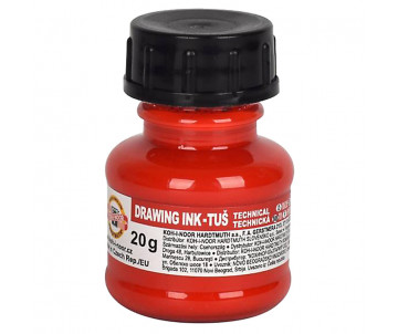 Drawing ink 20g red 6185