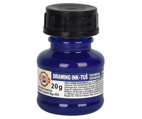Drawing ink 20g blue 6183