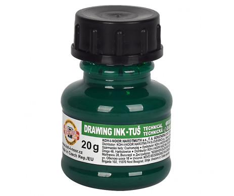 Drawing ink 20g green 6178