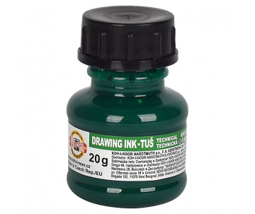 Drawing ink 20g green 6178