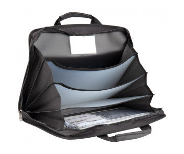 Briefcase A4 with 4 compartments, blue 4506