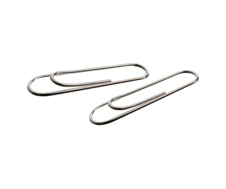 Скрепка 28 мм 100 шт, круглые с загибом 16745