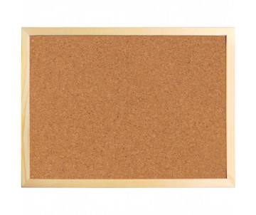 Cork board 60x90 cm wood frame 091