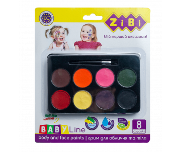 Paint for face makeup 8 color, ZB-6567