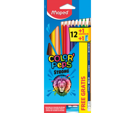 Карандаши цветные STRONG X12 25374