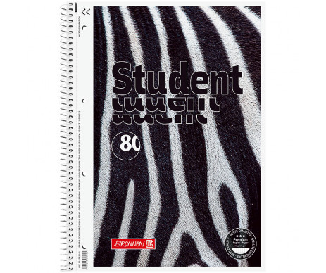 Zebra 24317 college pad A4 cl 80 sheets