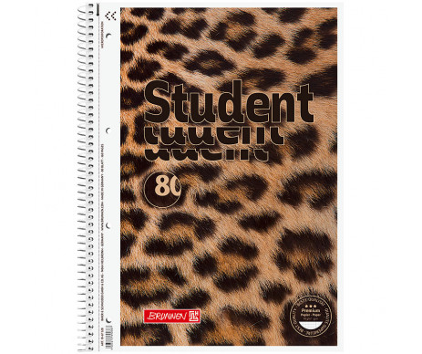 College pad A4 grid 80 sh Animal 24318