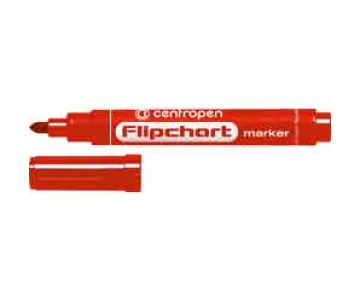 Marker flipchart 8550 pan, red