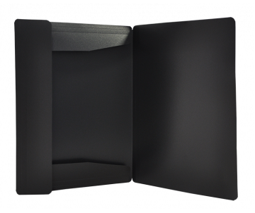 Folder plastic A4 black elastics JOBMAX