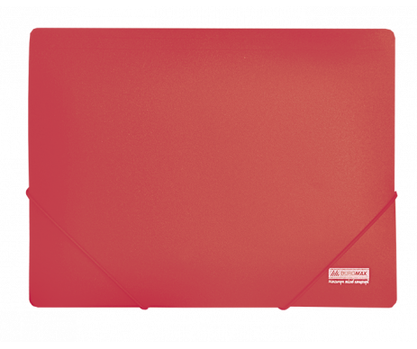 Folder plastic A4 rubber, red BM.3911-05