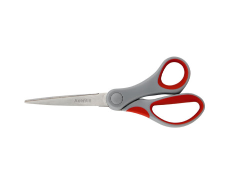 Ножницы Duoton 18 см серо-красные 2691