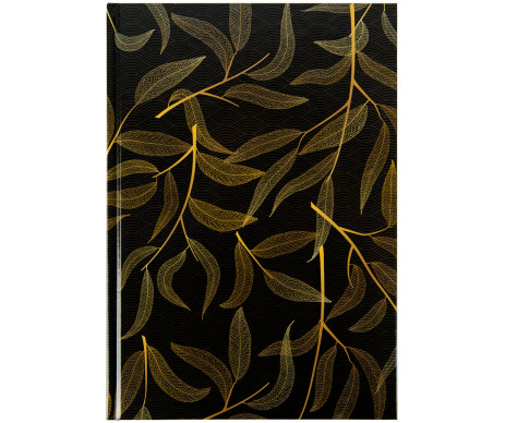 Notebook A4 Waves 96 sheets black 27308