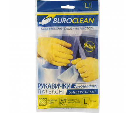  Перчатки хоз Buroclean L 10200302