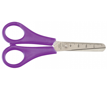 Baby scissors 132mm with a rulerZB5001-07