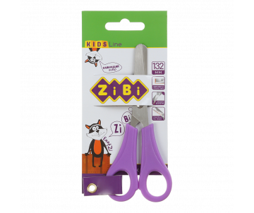 Baby scissors 132mm with a rulerZB5001-07