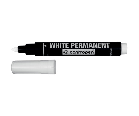 Маркер Permanent White 8586 2.5 мм білий