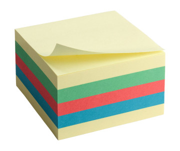 Блок бумаги с клейким слоем 75x75мм 450л