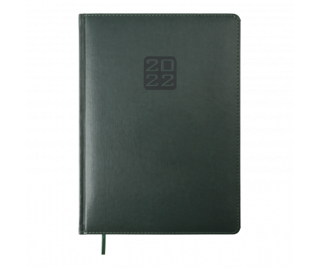 Diary dated 2018 BRAVO Soft A4 336 pages green