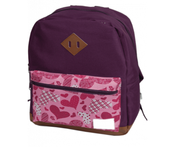 Simple backpack PURPLE HEART