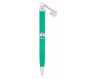 Набор подарочный Fly ручка шариковая и брелок с закладкой для книг зеленый