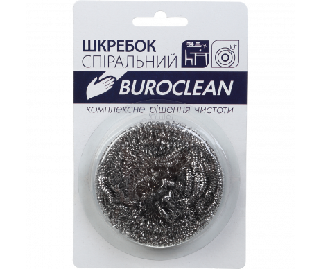 Скребок спиральный нержавеющий, Buroclean