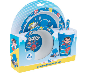 Набір посуду з бамбуку DC (5 предметів) 