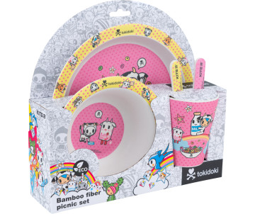 Набір посуду з бамбуку TK 5 предметів