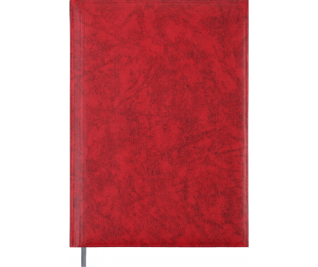 Diary undated A4 BASE 288 pages red