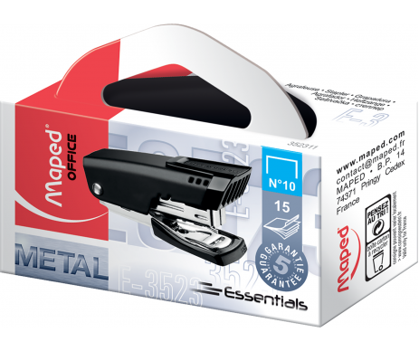 Stapler ESSENTIALS met 15l black 9793