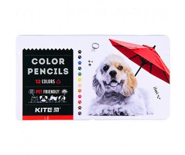 Color pencils 12 pcs Kite Dogs 26851