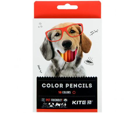 18 colored pencils Kite Dogs 26853