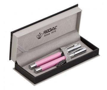 Набір ручок в подарунковому футлярі Р рожевий R2456210 REGAL
