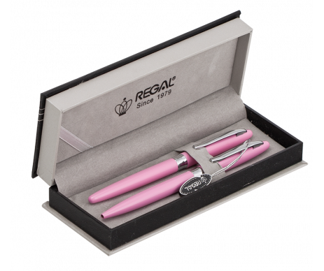 Pen set in presentation box R, pink R283210 REGAL