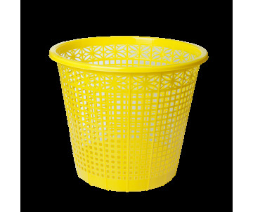 Wastepaper basket, yellow, 8L ZB 3040-08
