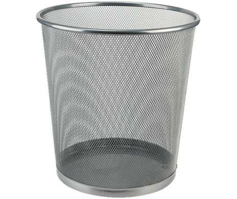 Корзина для бумаги металлическая 2119-03-A